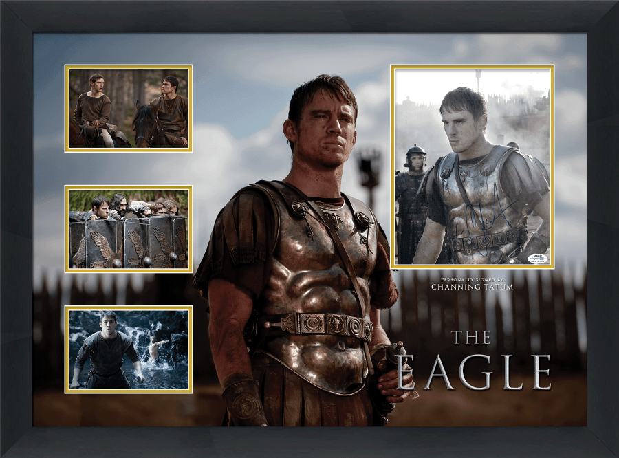 The Eagle Framed Display Signed by Channing Tatum - Memorabilia Framers Shop